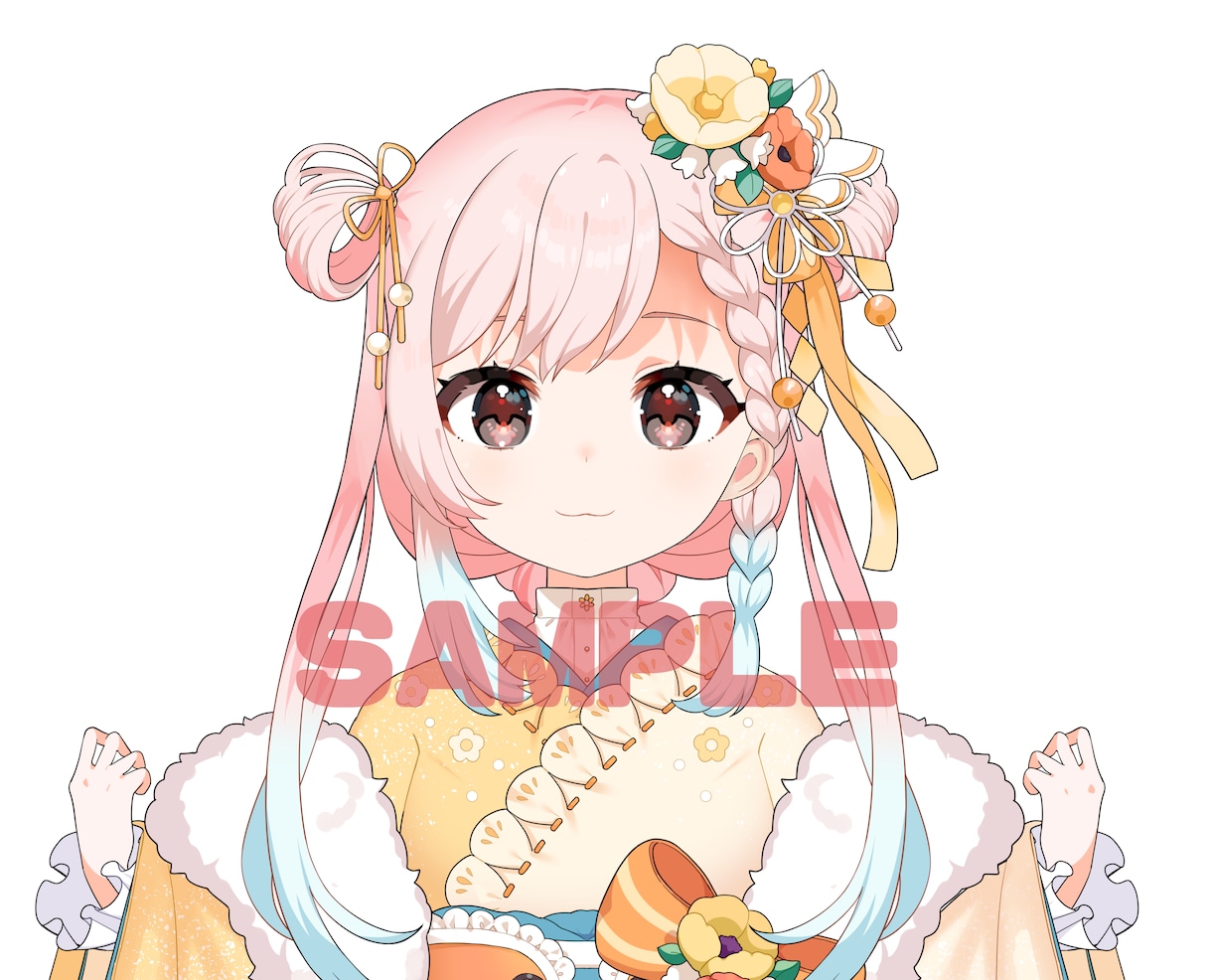 キャラデザ/一枚絵/Live2D お描きします 丁寧かつ迅速に対応させていただきます。 イメージ4