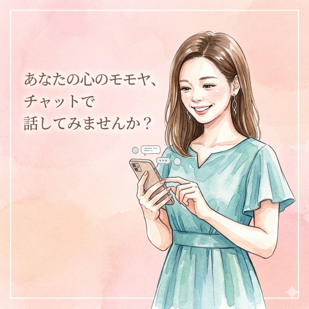 チャットで24時間お悩み／愚痴をお聞きします お電話は少し気が重いという方。後で見返せるのも良いですね。 イメージ1