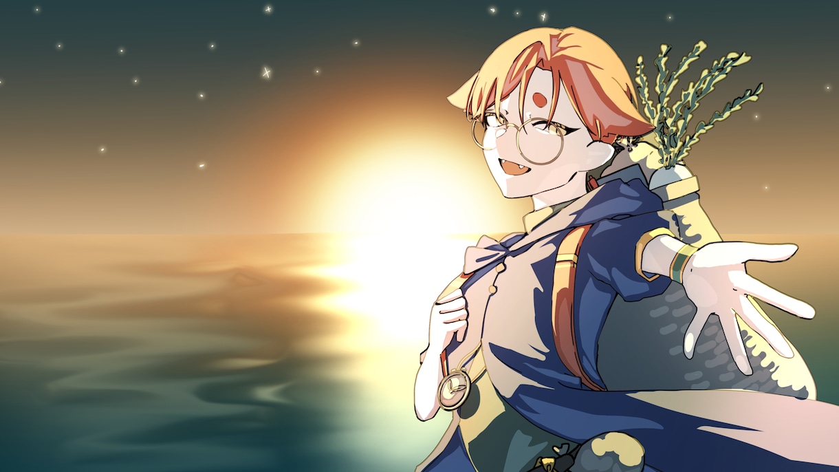 アイコン等に利用できるイラストを描きます 貴方のイメージにあったキャラクターデザインをします イメージ1