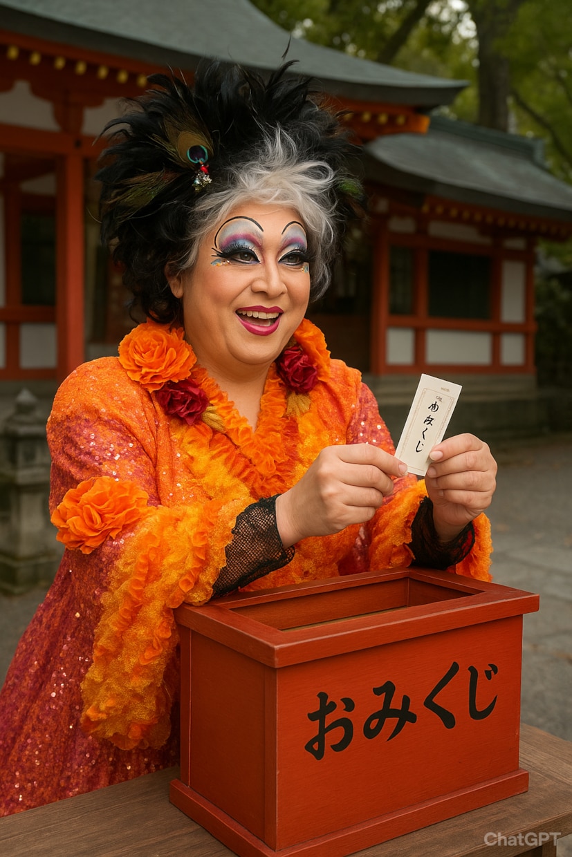 女装占い師が神社仏閣でおみくじを引いてきます 【開運】女装占い師が代参！ おみくじ占い＆解釈サービス イメージ2