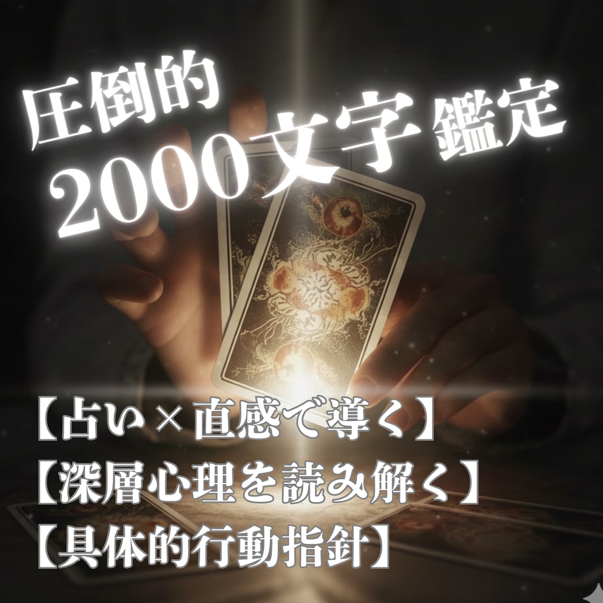 人生を好転させる行動戦略を導き出します 「なぜ？」に答える論理的鑑定書 イメージ1