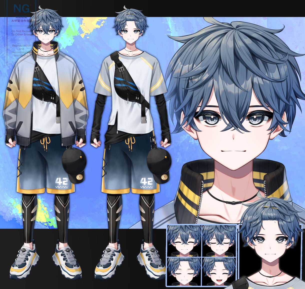 Live2D用パーツ分けイラスト・立ち絵制作します Vtuber、キービジュアル、ゲーム、TRPGに イメージ5