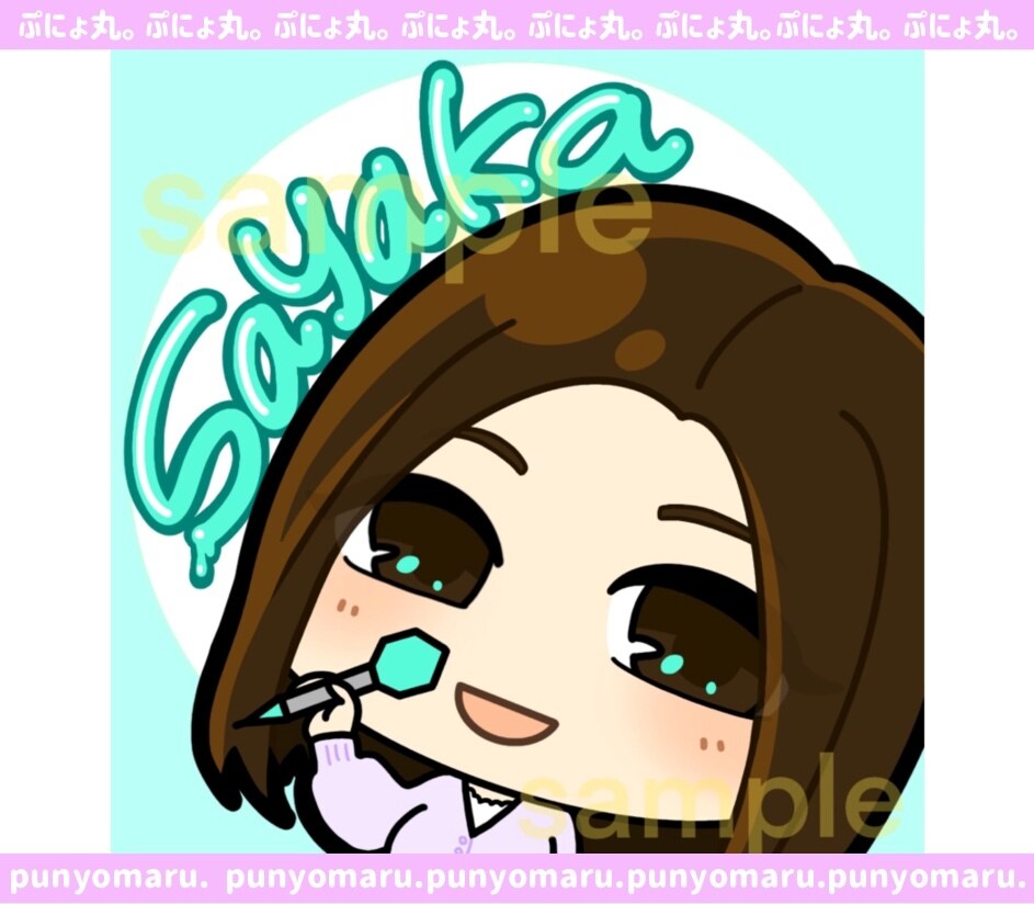 親しみやすく可愛いアイコン描きます ぷにょん♪と可愛い似顔絵描きます☆SNSやブログにピッタリ! イメージ4