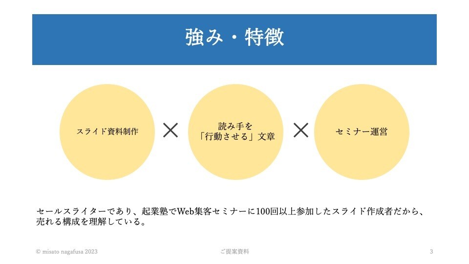 メモ書き・テキスト→プレゼン資料にします 【コンテンツ制作代行】営業・プレゼン資料、セミナースライド イメージ4