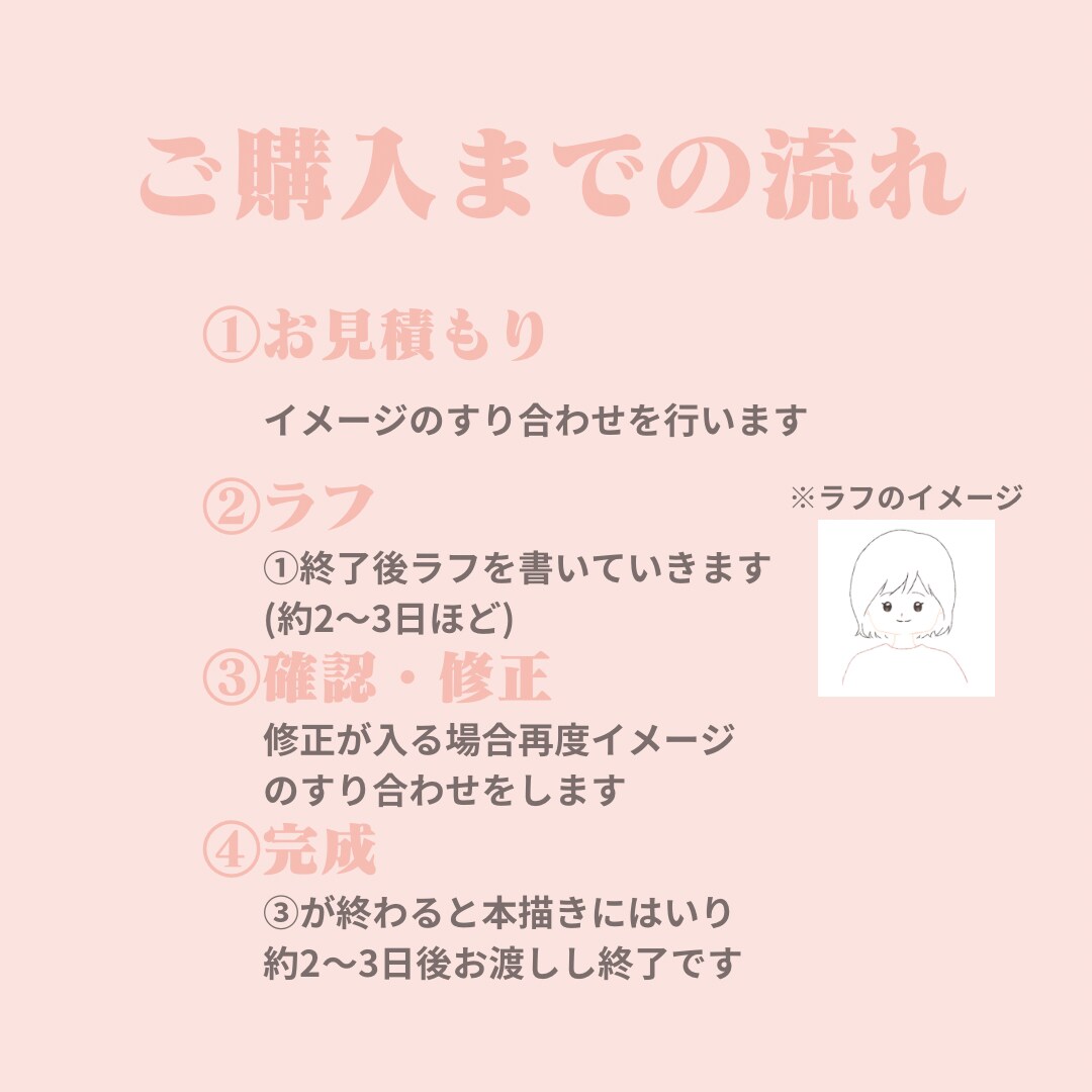 ふんわり親しみやすい印象のイラストをお届けます SNS・ブログなどのアイコンにピッタリなオリジナルイラスト イメージ5