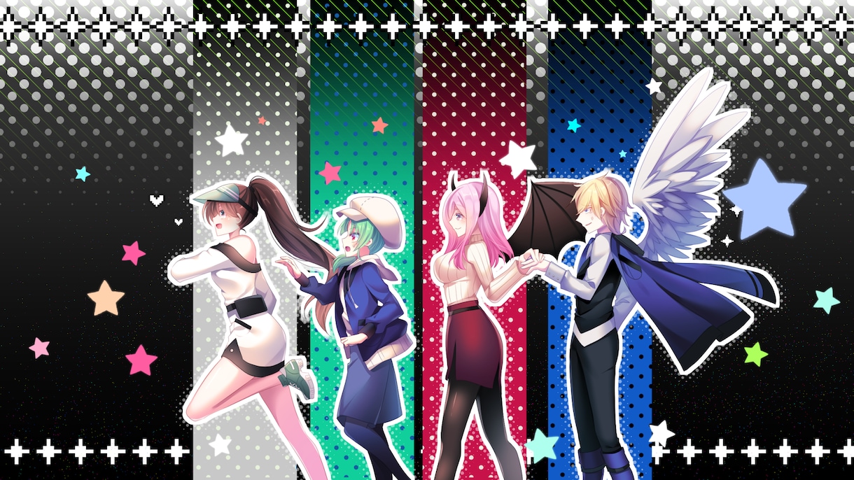 SNSやブログで使えるヘッダーイラスト描きます ◇◆あなただけのオリジナルヘッダーが欲しい方へ◆◇ イメージ8