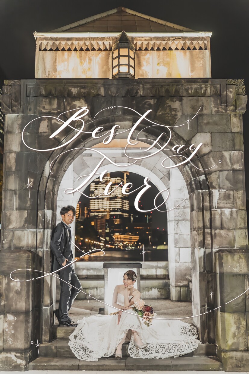 カリグラフィー＊お好きなお写真に文字入れいたします 結婚式のウェルカムボードにも！文字入れデータでのお渡し^^ イメージ3