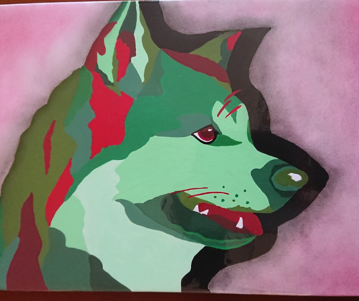 好きな動物アートに作成します 本来の色とは違う色彩でのギャップをアート原画でお届けします イメージ6