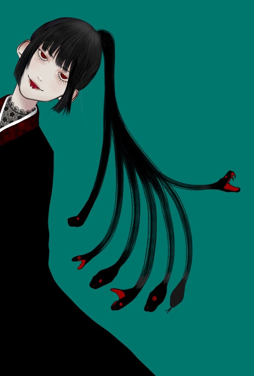 厚塗りのイラストを描きます 全体的に濃い色のイラストを描きます イメージ2