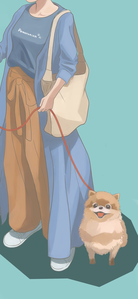 背景なしのキャラクター絵を作成します 立ち絵から単色背景のポップなイラストまで イメージ5