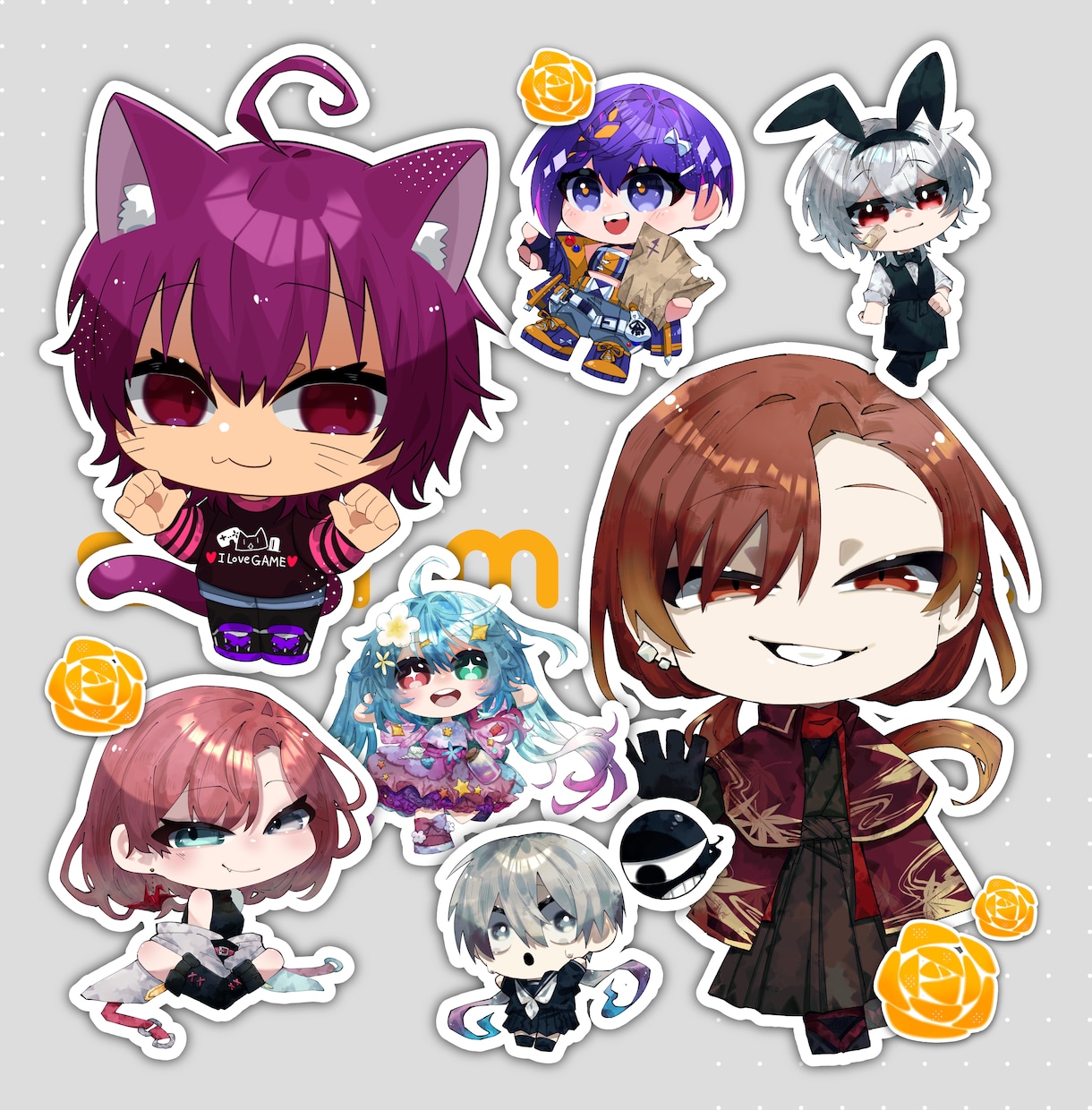 キャンペーン中 ✧ SDキャラ制作いたします あなただけのキャラクターを可愛いSDイラストにします。 イメージ5