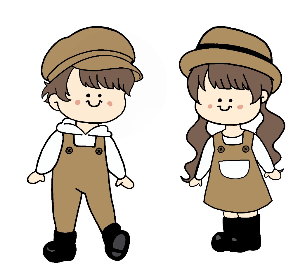 今っぽカントリーイラスト描きます 今っぽカントリー女の子&男の子 イメージ3