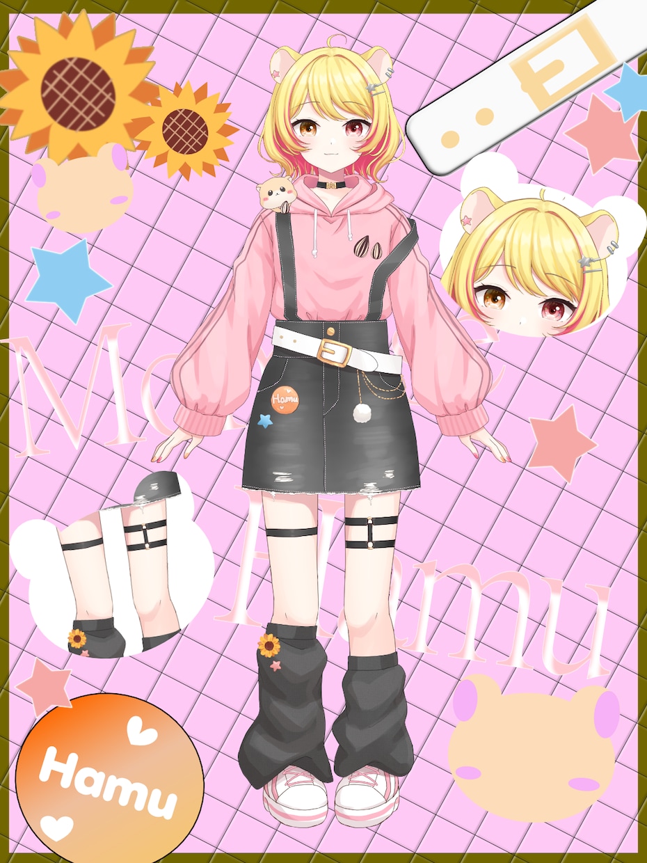 Vtuberオリジナル宣伝画像作ります かわいい！モチーフを魅力的に！ イメージ1