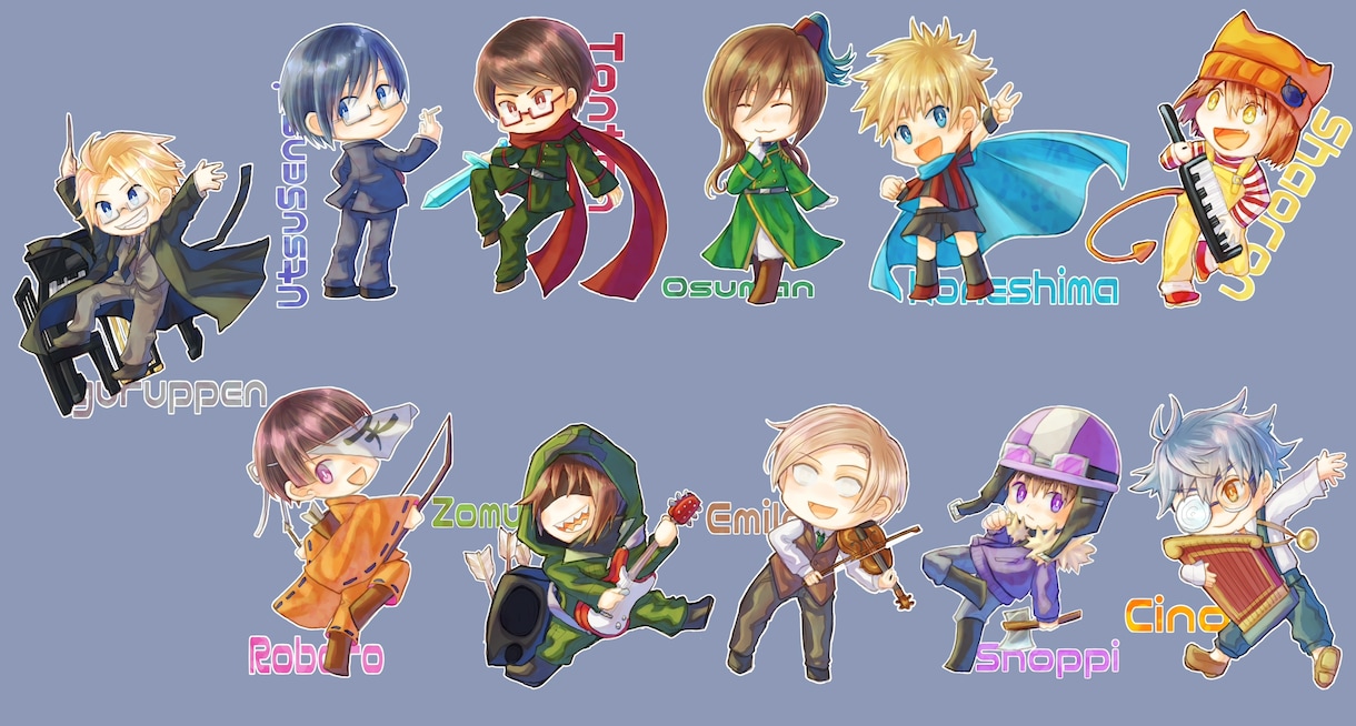 商用利用OK！可愛いSDキャラ描きます 可愛いデフォルメキャラを届け！！ イメージ10