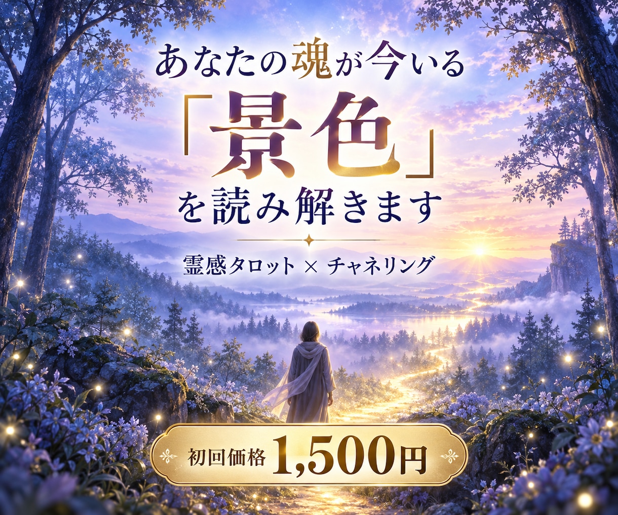 あなたの魂が今いる「景色」を読み解きます 霊感タロットとチャネリングで現在地と次に進む道を映し出します イメージ1