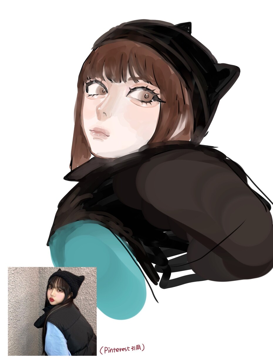可愛い女の子のイラスト描きます 韓国系の女の子や日本の女の子！可愛い女の子かきます！ イメージ2