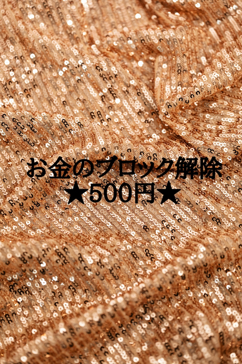 お金のブロック解除★500円★お金に特化しています お金に関するブロックの全てを解除・消去★大きく変化します★ イメージ2
