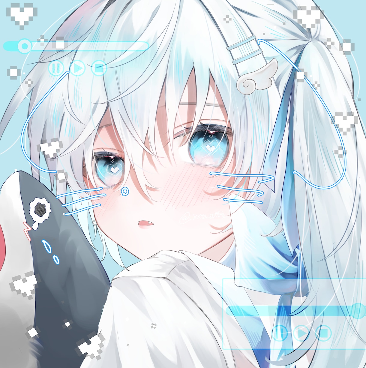 雰囲気を漂わせるイラストを作成します 配信や動画、グッズ等のイラスト作成を担当します。 イメージ8