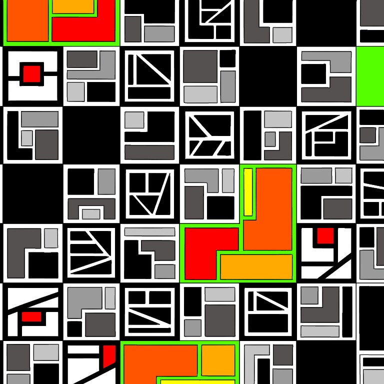 オリジナルの模様を描きます 独自のデザインで幾何学模様を生み出します！ イメージ3