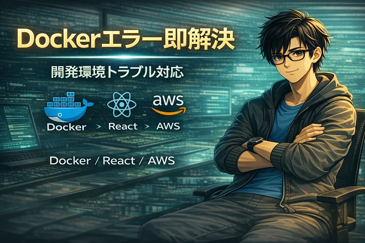 Dockerが起動しない問題を解決します 環境構築トラブル・不具合を迅速対応 イメージ1