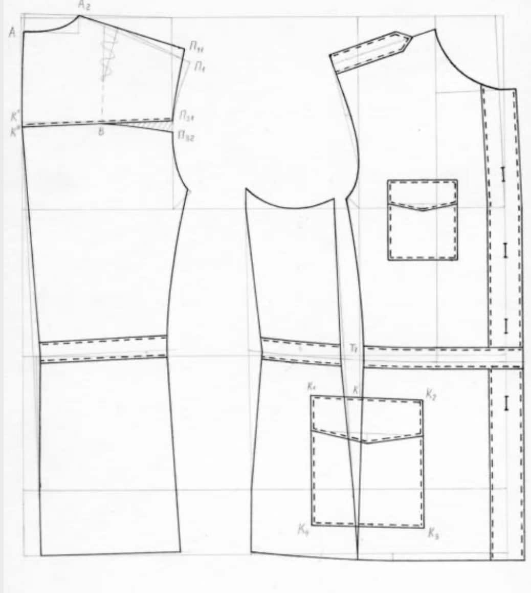 分かりやすい！洋服パターン［型紙］を作製します 個人デザインから工業パターンまで対応可能！トワルチェック込み イメージ2