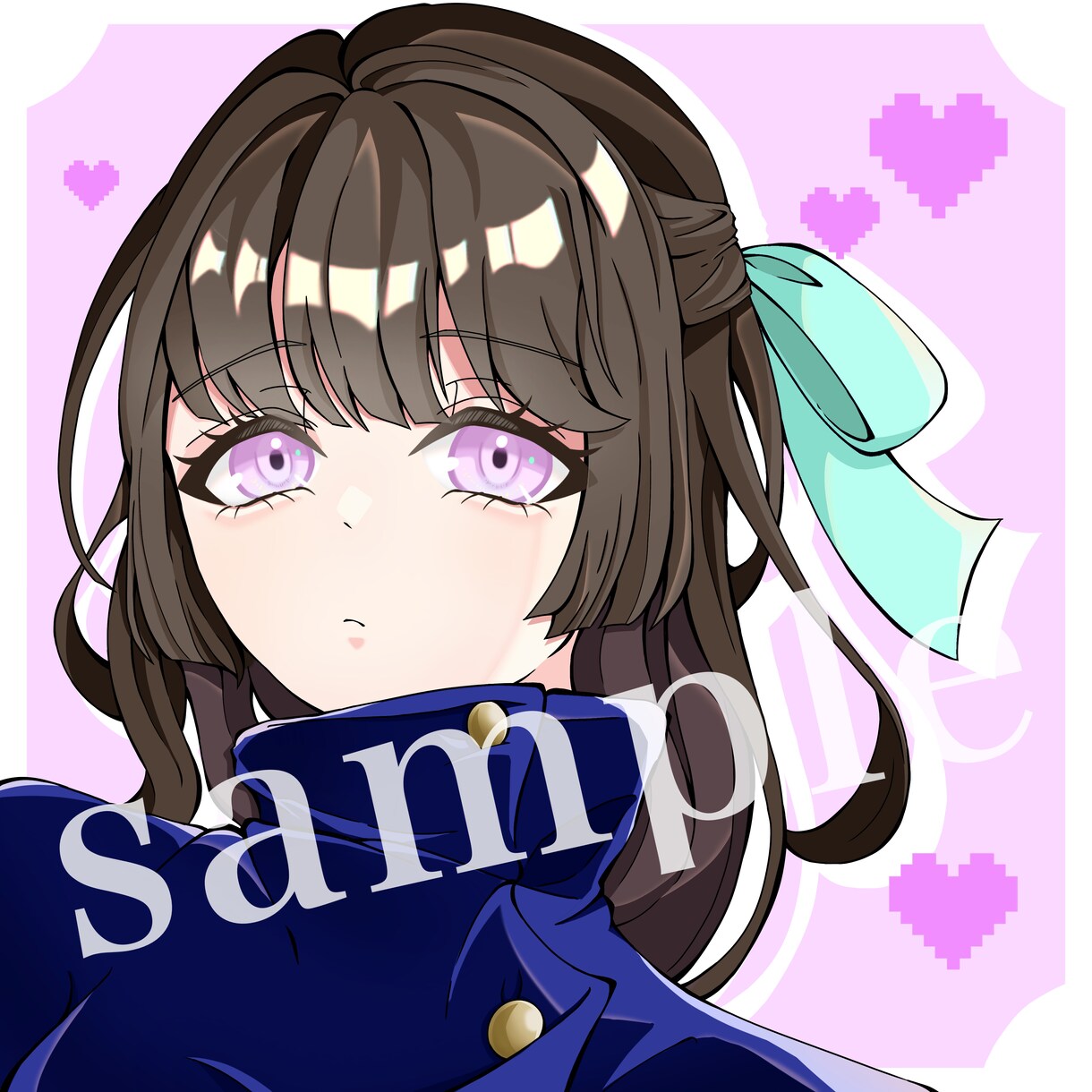 商用可能！かわいいイラストアイコン描きます SNSアイコン、配信サムネイル用など！ イメージ2