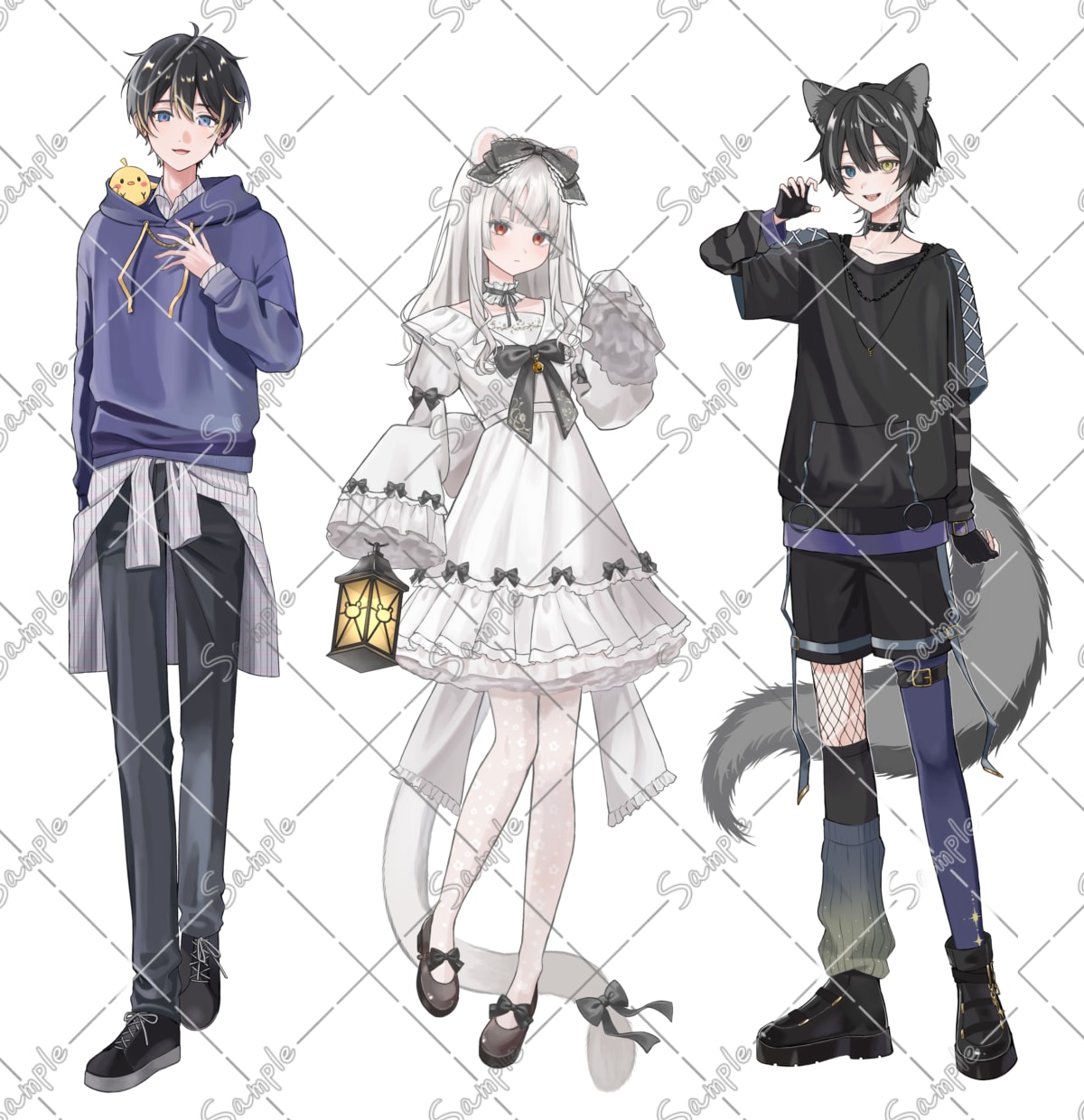かわいい女の子や男の子を描きます シンプルなものからポップなもの、お顔アップや立ち絵など！ イメージ6