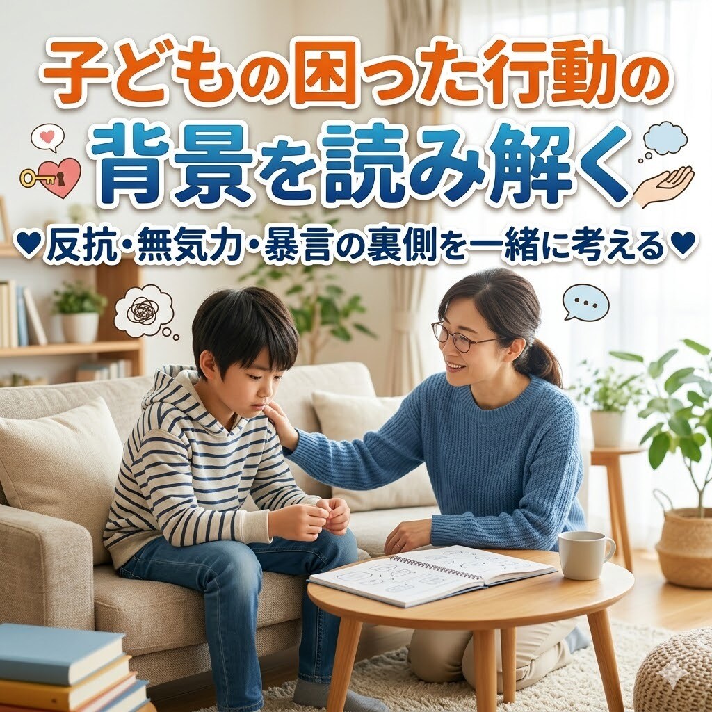 子どもの困った行動の背景を読み解くます 反抗・無気力・暴言の裏側を一緒に考える イメージ1