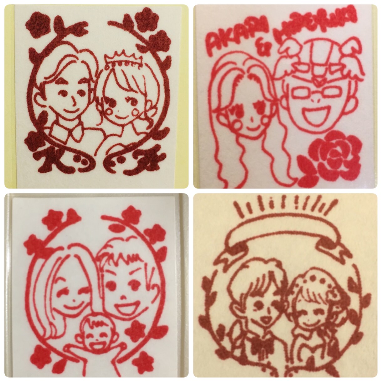 世界に１つ！ご家族のオリジナルスタンプ作ります 結婚式準備にお忙しい花嫁様＊ お子様との記録を残したい方＊ イメージ6