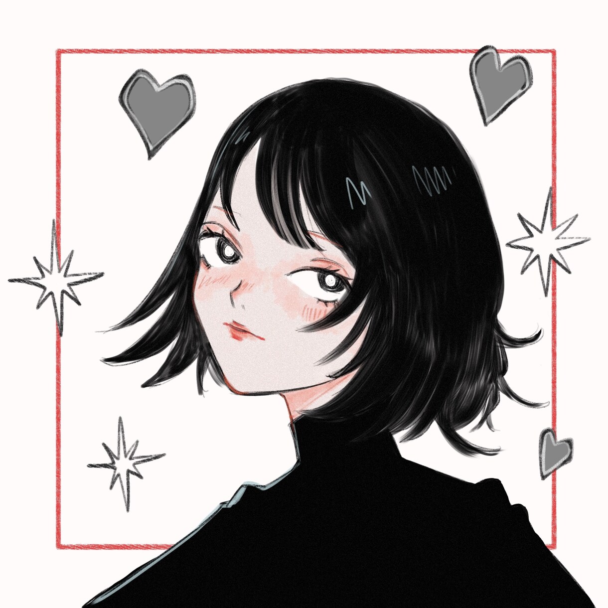 シンプルでおしゃれなタッチでアイコンお描きします シンプルでおしゃれ！可愛いイラストお描きします！ イメージ5