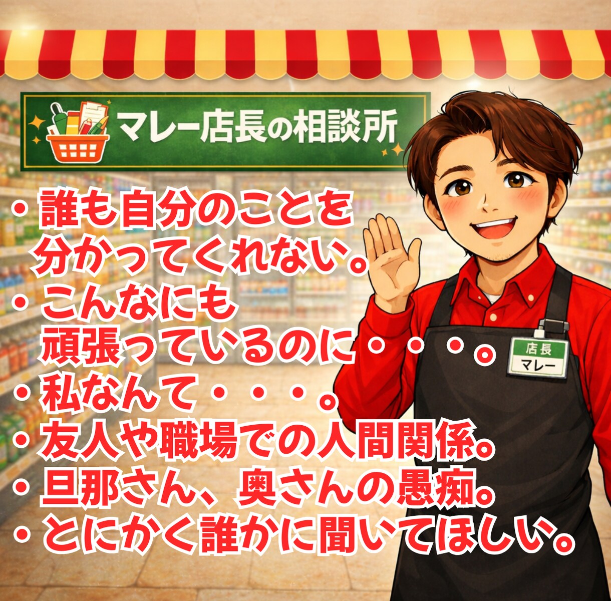 明日も普段通りの自分であるため。店長がお聞きします あなたの心が限界を迎えてしまう前に・・・・ イメージ3