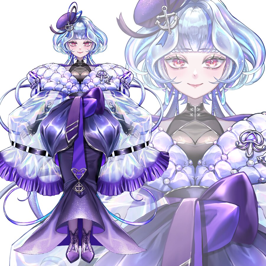 華やかなLive2dモデルを制作致します 表情差分5種類付き、著作権譲渡可能 イメージ5