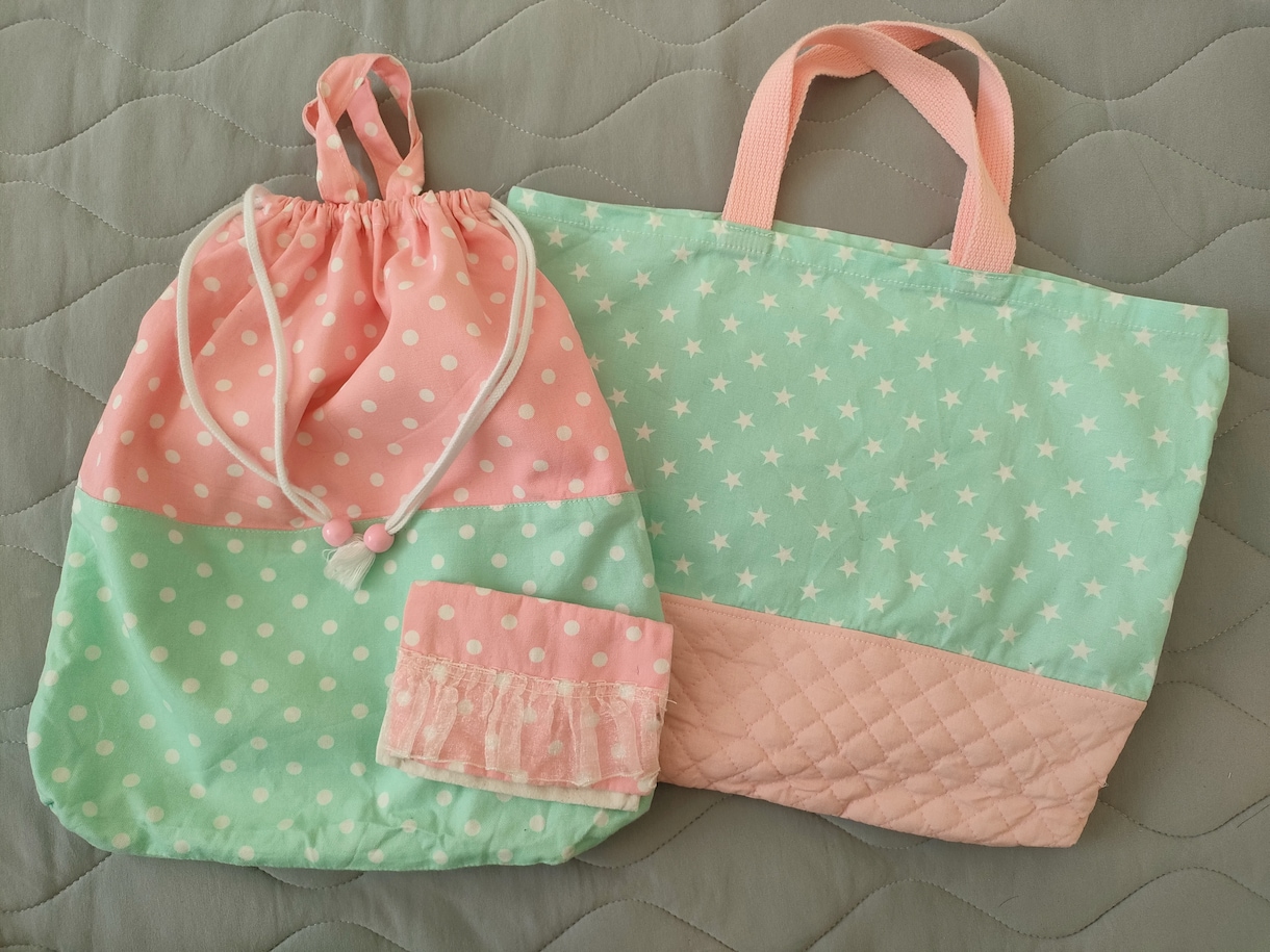 入園入学グッズ縫製代行｜巾着やカバー等作ります お急ぎ対応！現役ママ縫製士が園規定、指定サイズで学用品制作☆ イメージ2