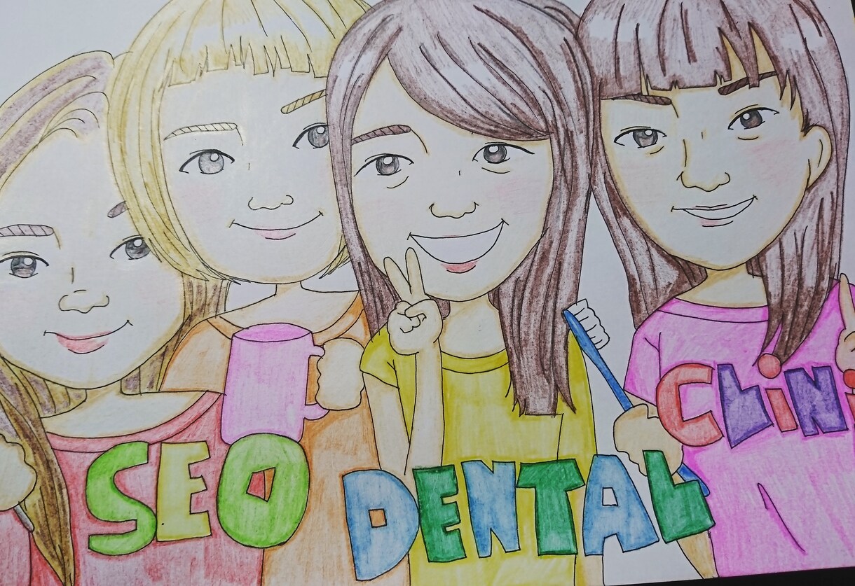 似顔絵かきます 誕生日や記念日などに♪プレゼントはもちろん自分用にも！ イメージ2