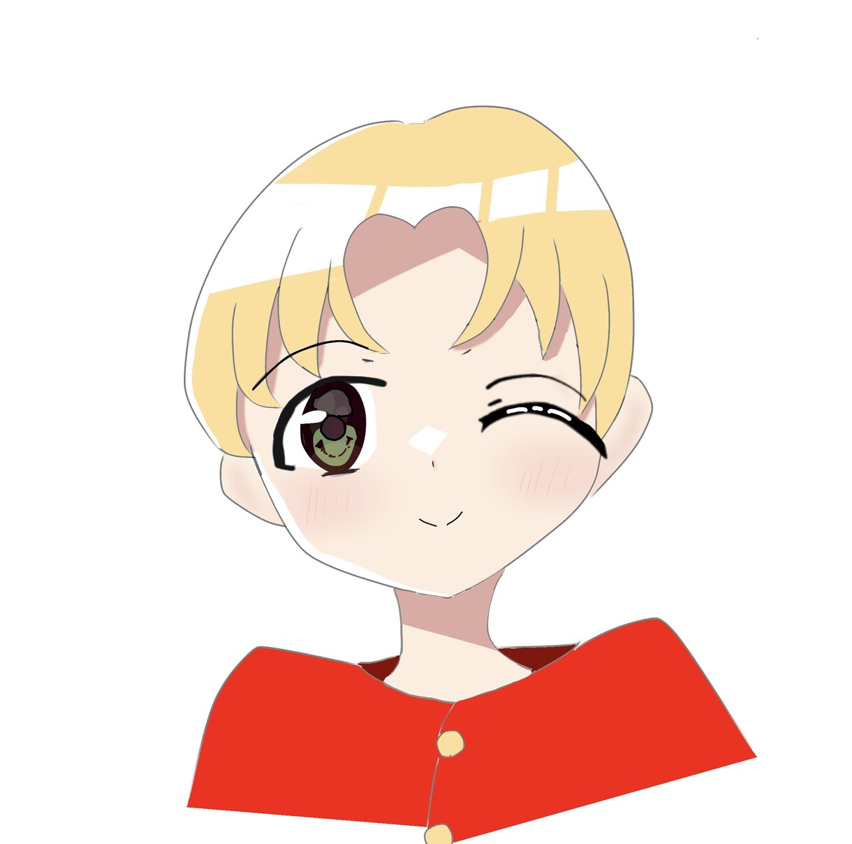 アニメのようなかわいい正面絵を描きます 商用利用可能！ココナラ最低価格で手軽に自分だけのアイコンを イメージ2
