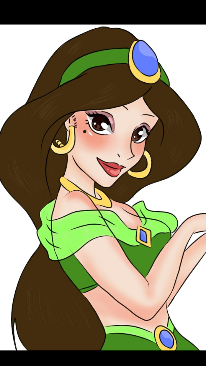 ディズニープリンセス風の似顔絵お描きします 可愛いプリンセス似顔絵を描かせて頂きます♪ イメージ2