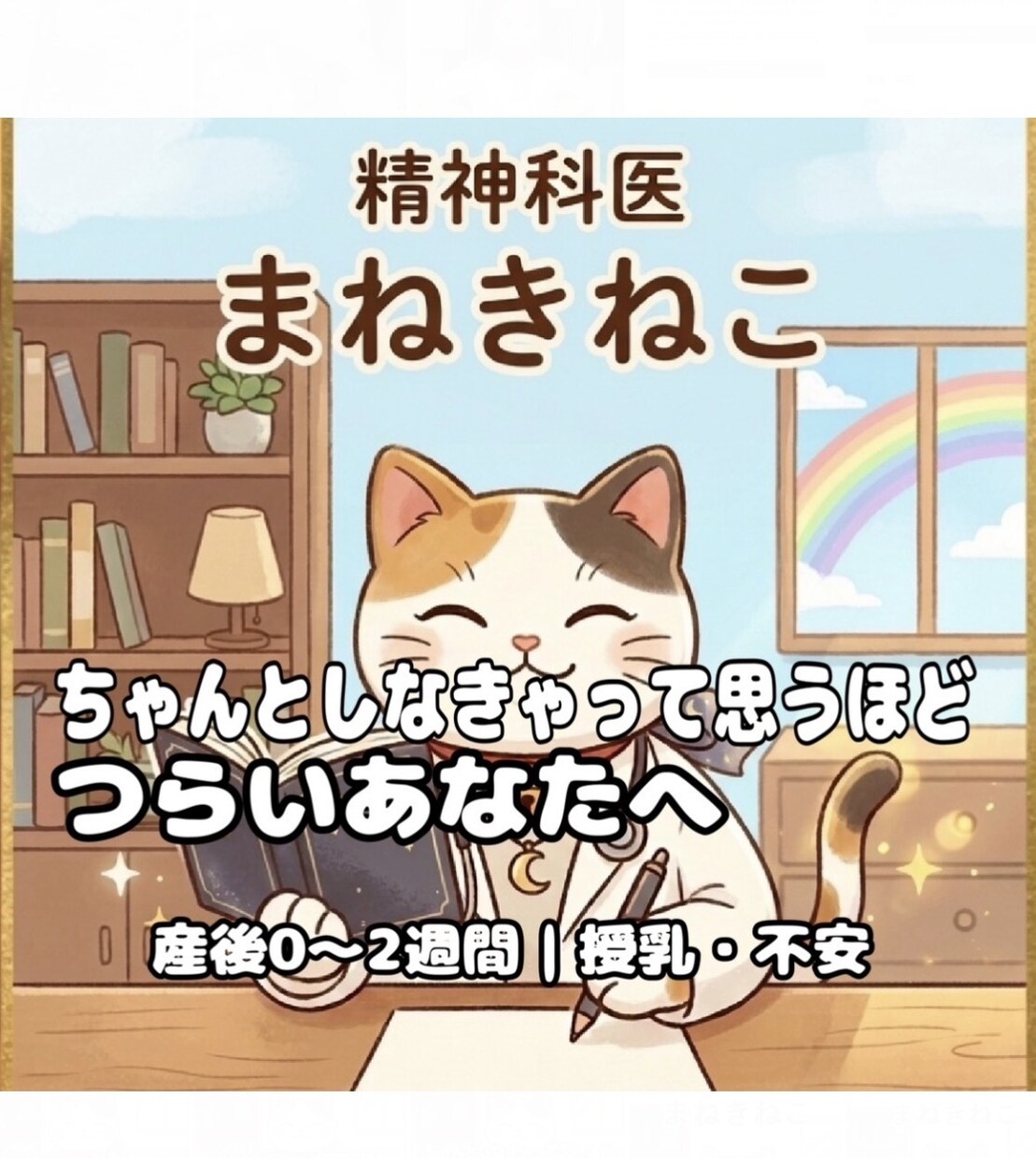 3日間、産後初期の不安・授乳の悩み一緒に整理します 精神科専門医の女医｜つらいあなたへ。やさしく寄り添い支えます イメージ1