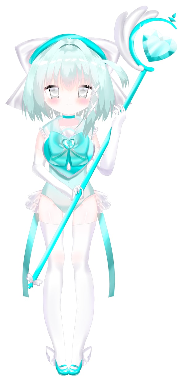 Live2D イラスト　Live2Dイラスト描ます 魔法少女、メイド、量産型、水色、ピンク、可愛いものが得意 イメージ3