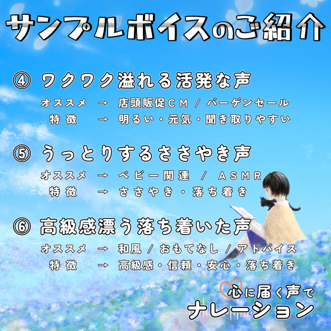 あなたの"夢" を 心に届く声でナレーションします 低コスト納品！！ YouTube解説/企業説明/商品紹介 他 イメージ3