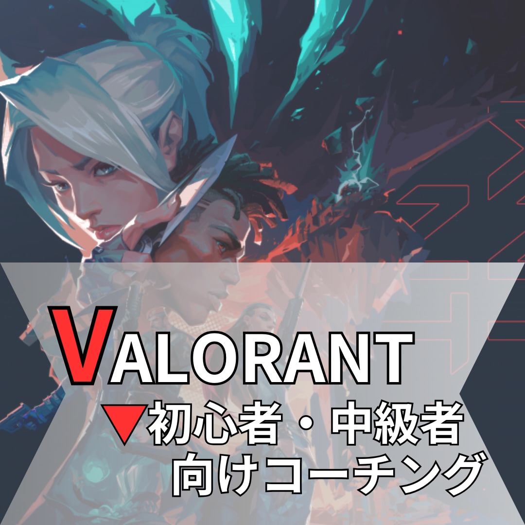 VALORANT初心者・中級者向けコーチングします ヴァロラントが上手くなる！確実なスキルアップが望めます！ イメージ1