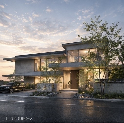 AIを活用して魅力的な建築パースを制作します あなたの頭の中にある建築のイメージをリアルなパースにします イメージ1