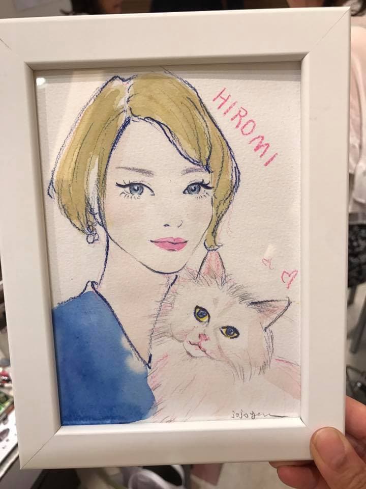 美しい自分、改めて感じる～ファッション系似顔絵ます フェミニンなやさしいタッチで、お部屋のインテリアにもおすすめ イメージ9