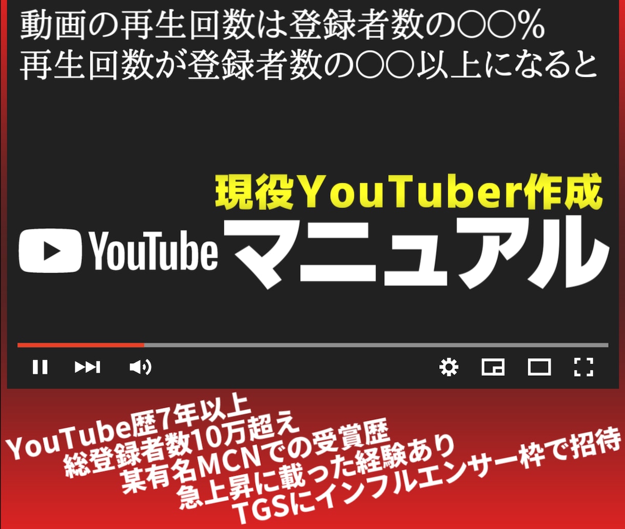 YouTubeコンサルを受ける前にお勧めします 広告収益50万円超/月、8年以上のノウハウだから信頼性◎ イメージ1