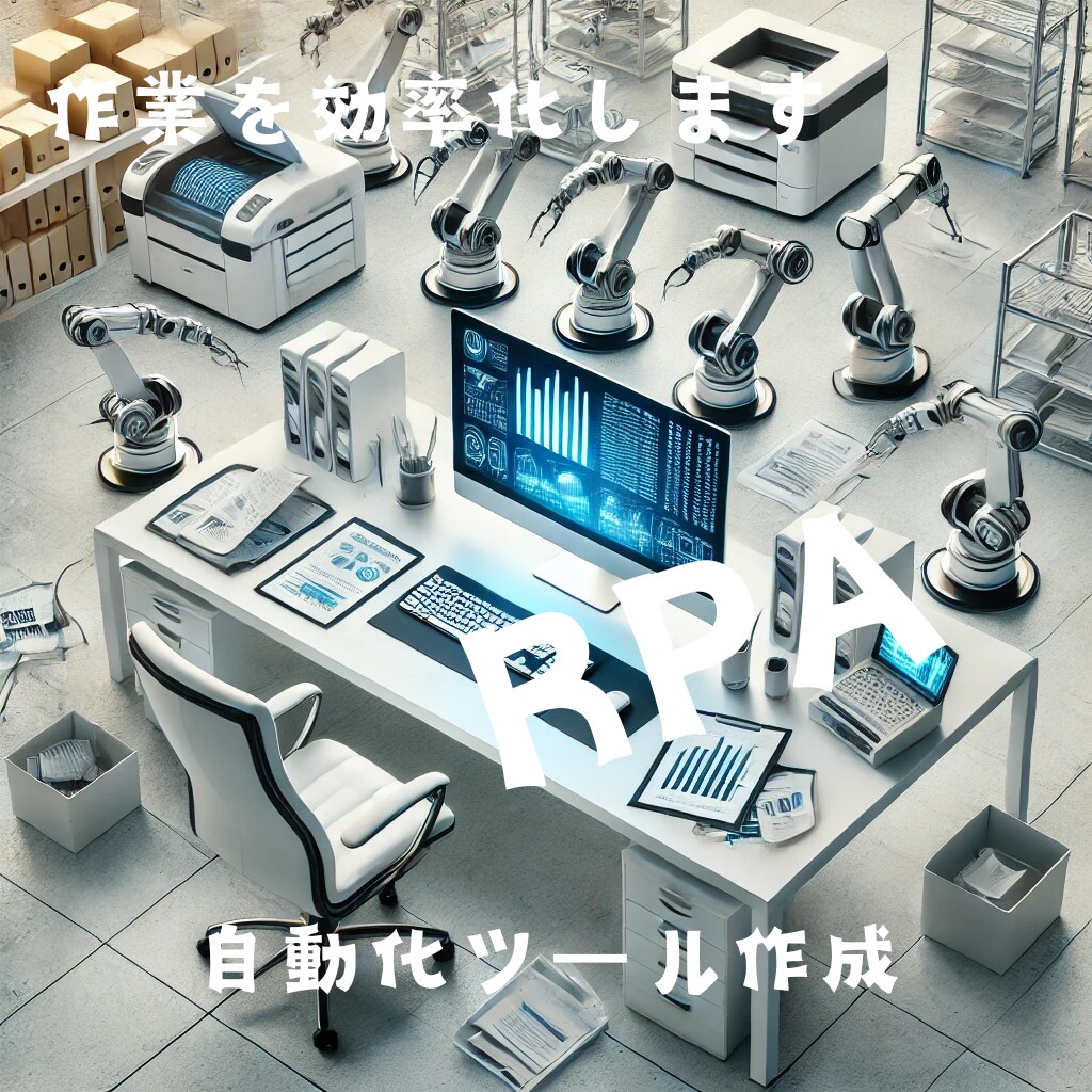 自動化ツール（RPA）作成します プログラムでの自動化により作業の効率化 イメージ1
