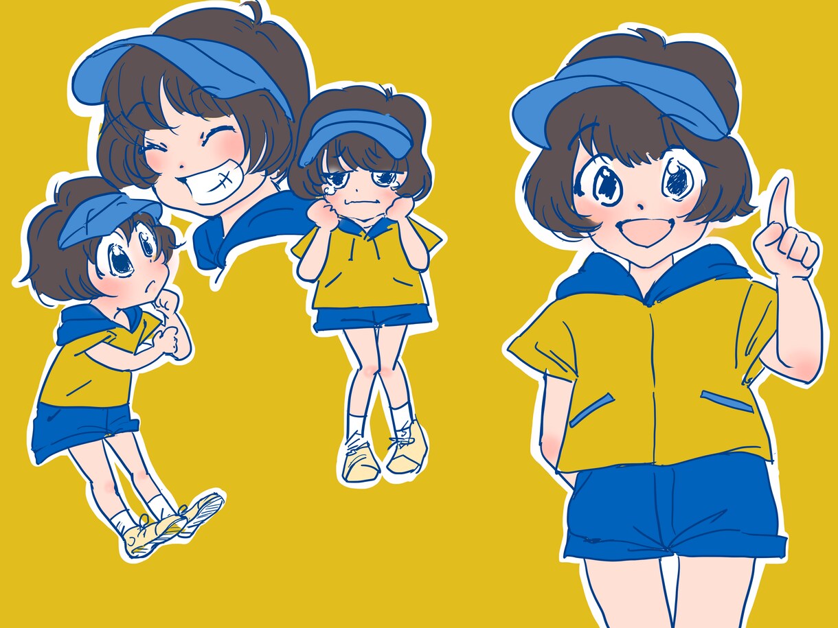 躍動感あるイラスト制作いたします 挿絵・動画・グッズなどで個性を出したい方へ イメージ3