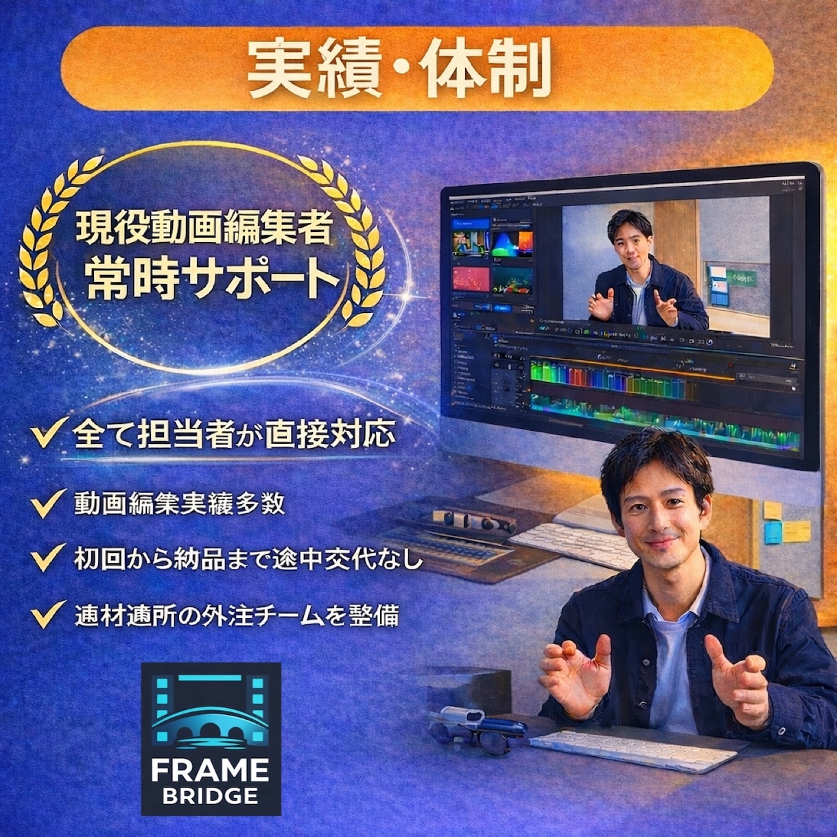 YouTube動画を丁寧・高品質に編集しますます 継続案件・大量編集にも対応可能です イメージ2