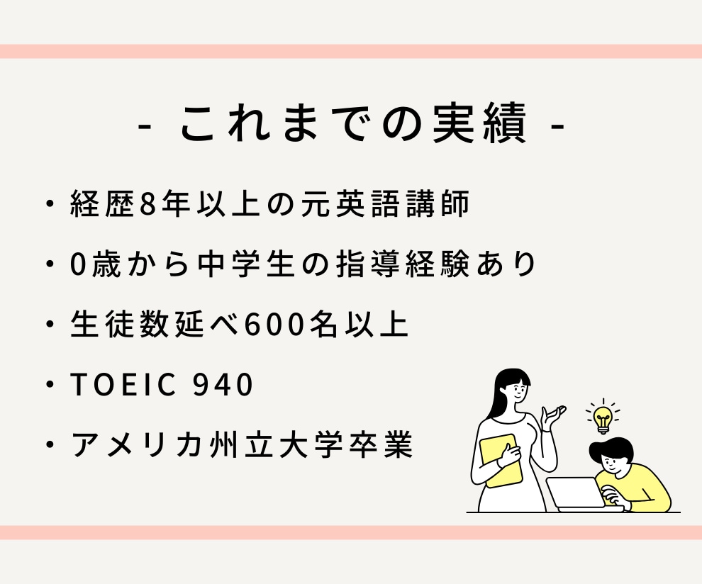 英語コーチが「英語」のお悩み何でも聞きます ★1人で悩むより、気楽に話して悩みを解消しましょう★ イメージ4