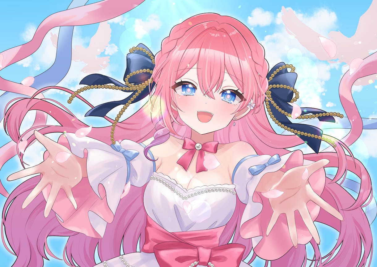 IRIAM◎可愛い全身立ち絵・ちびキャラ描きます 配信経験者が、デビュー・サムネ・グッズまで使いやすく制作♡ イメージ14