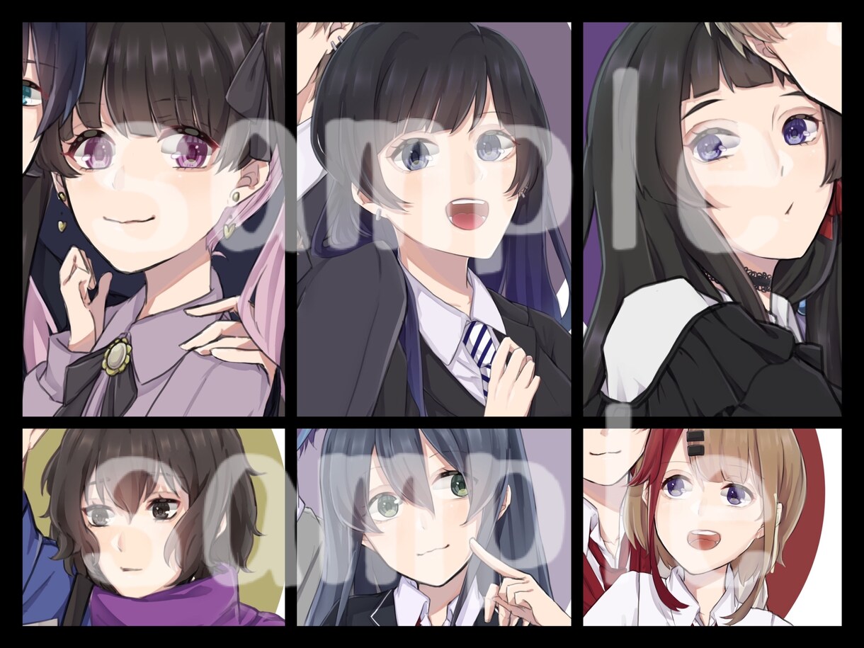 SNS用アイコン依頼を受け付けています 可愛い、かっこいいを意識して描きます イメージ2