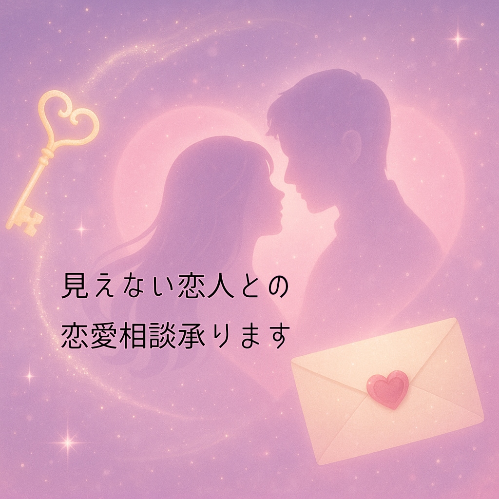 見えない恋人との恋愛相談承ります 見えないからこそ言えない、そんなお話聞かせていただきます！ イメージ1